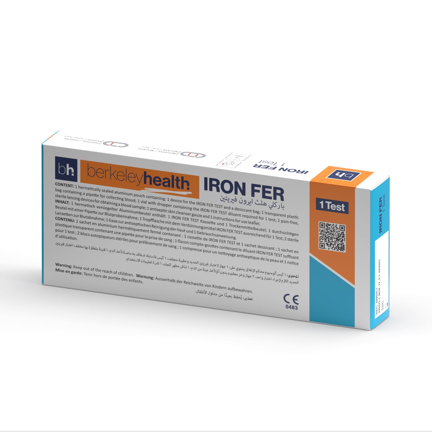 berkeleyhealth IRON FER Rapid test (Self Testing Use)